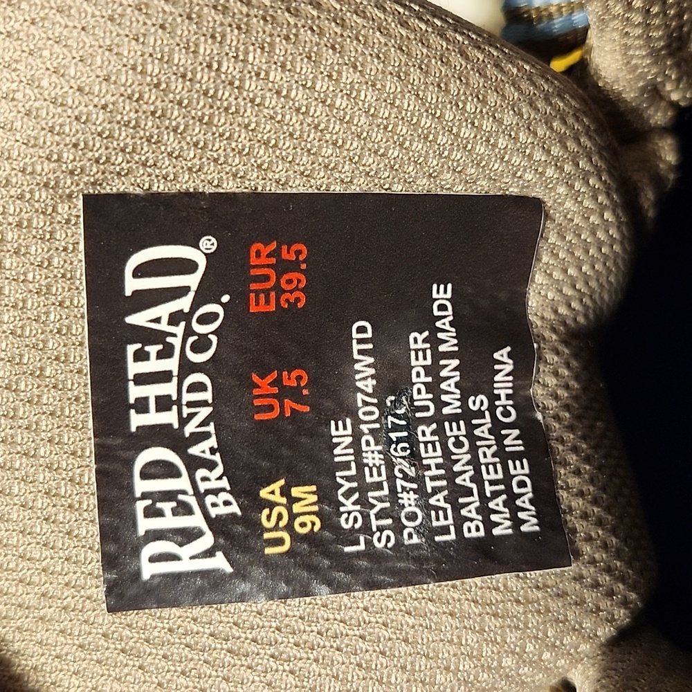 Red Head Brand Cold Weather Hike Work Boot - Picture 4 of 10